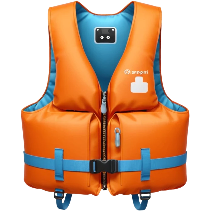 orange life vest emoji