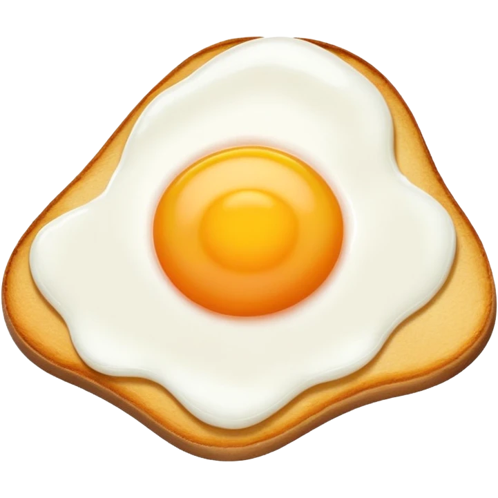 fried egg white only emoji