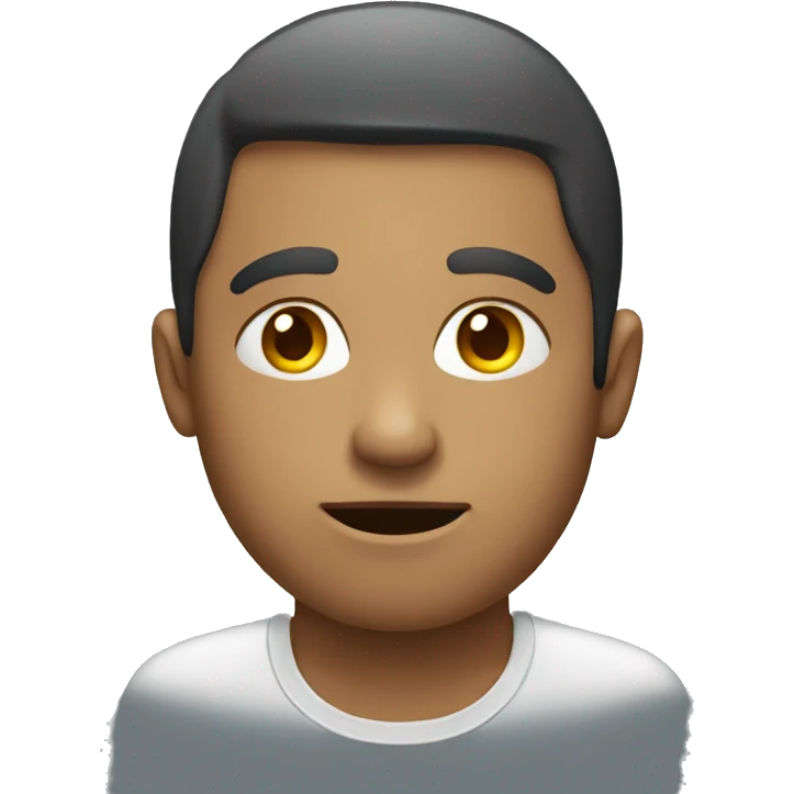 A human who thinking  emoji