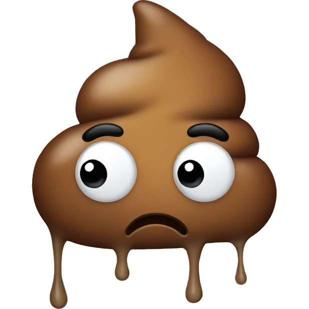 poop emoji crying  emoji