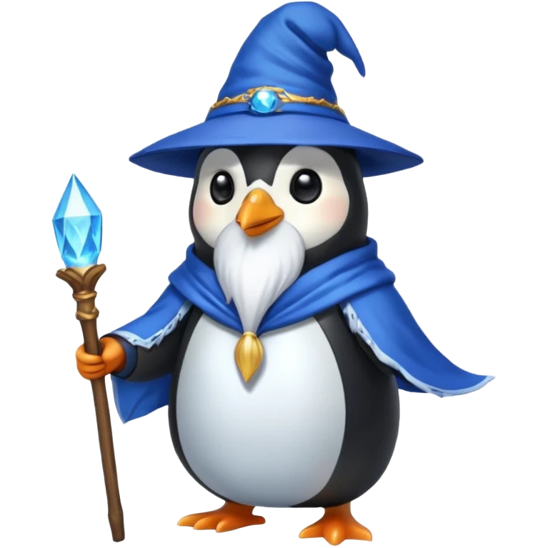Penguin Wizard emoji