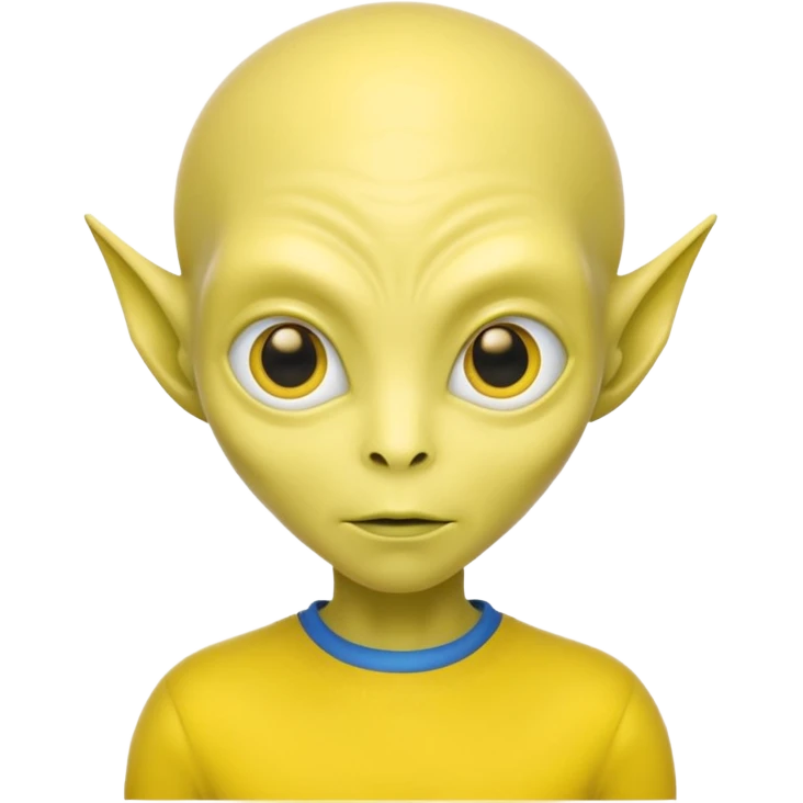 allien with yellow shirt  emoji