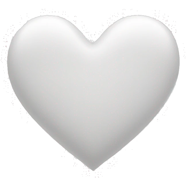 white heart emoji