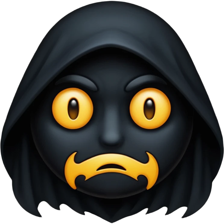 Hast dark  emoji