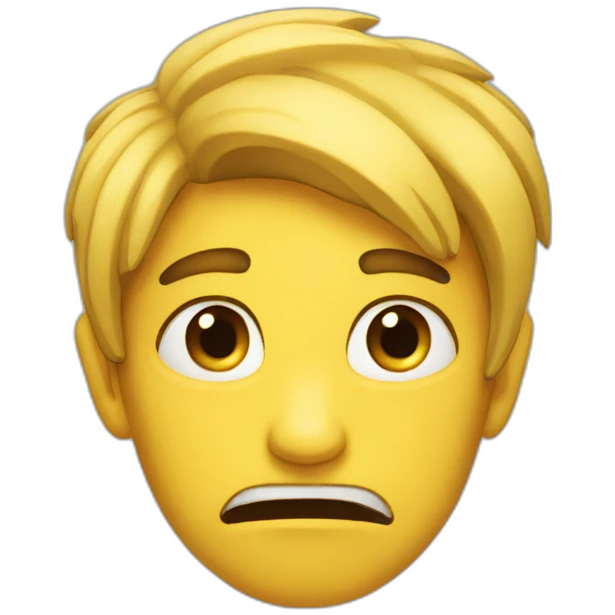 desperate face emoji