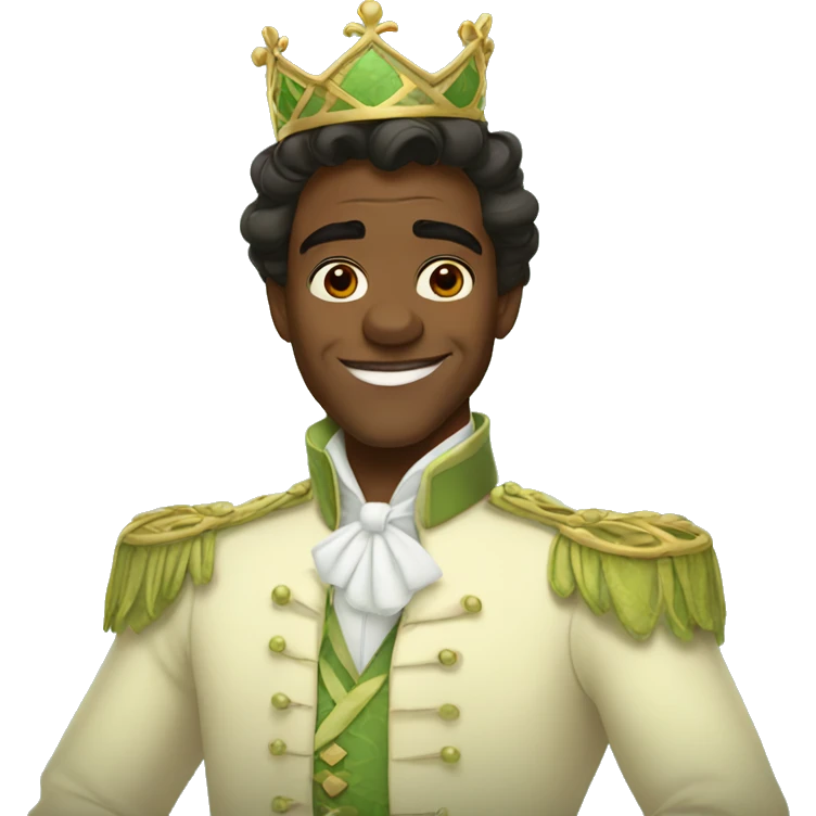 Prince from princess and the frog  emoji