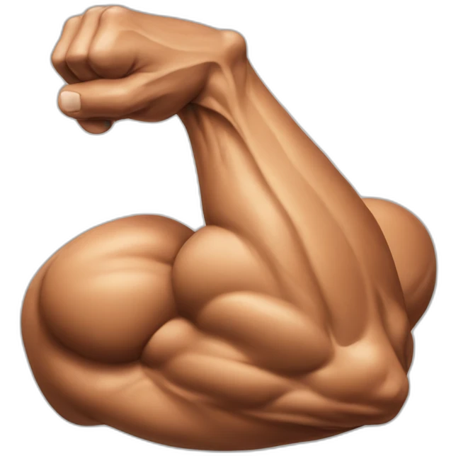 bicep muscle emoji