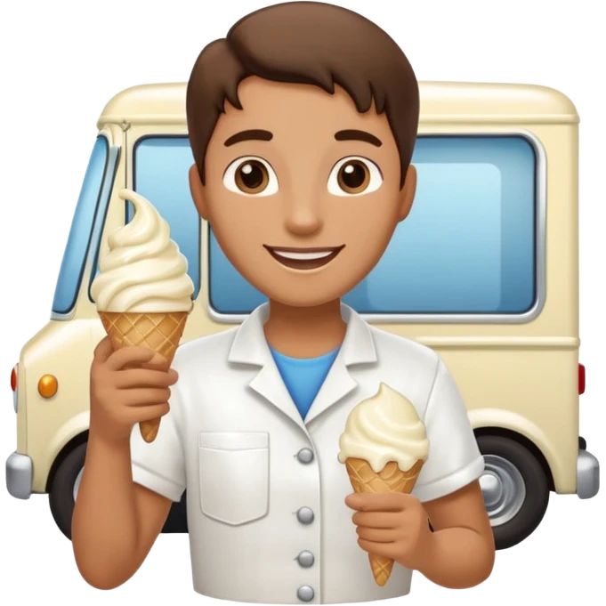 ice cream truck server emoji