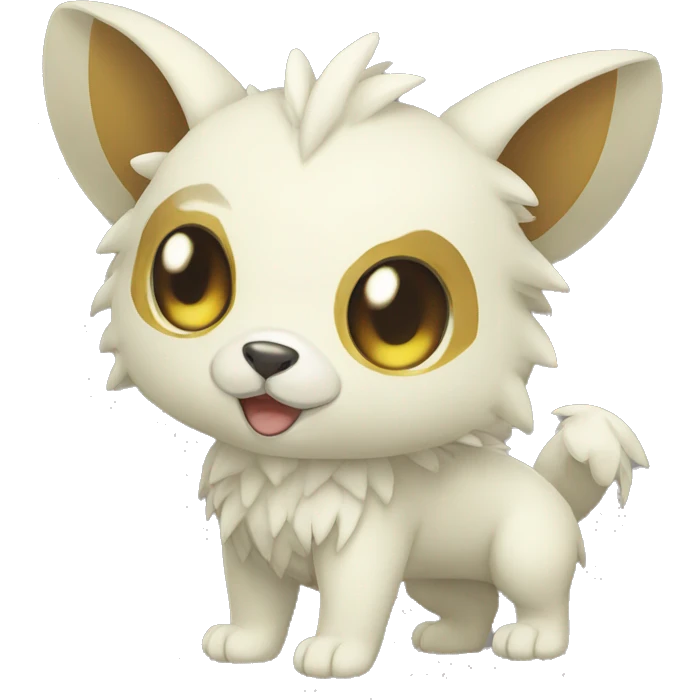 Cute cool animal hybrid Fakemon full body emoji