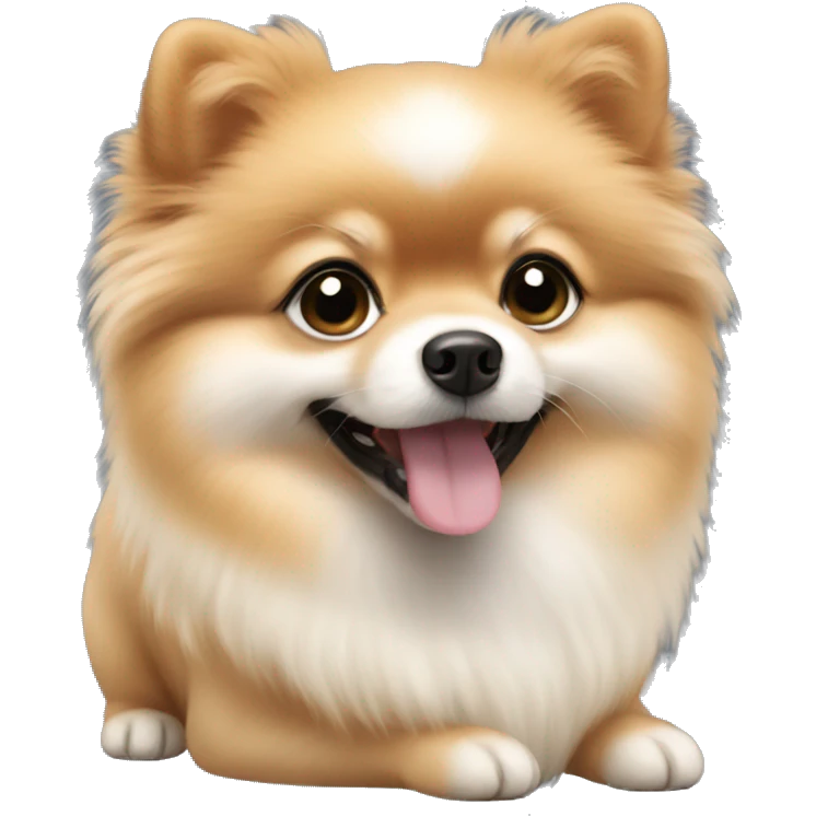 Pomeranian puppy emoji