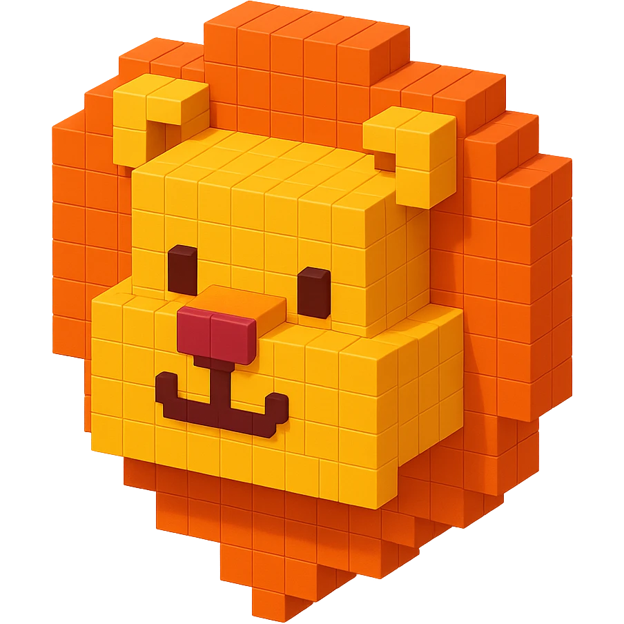 Lion Square  emoji