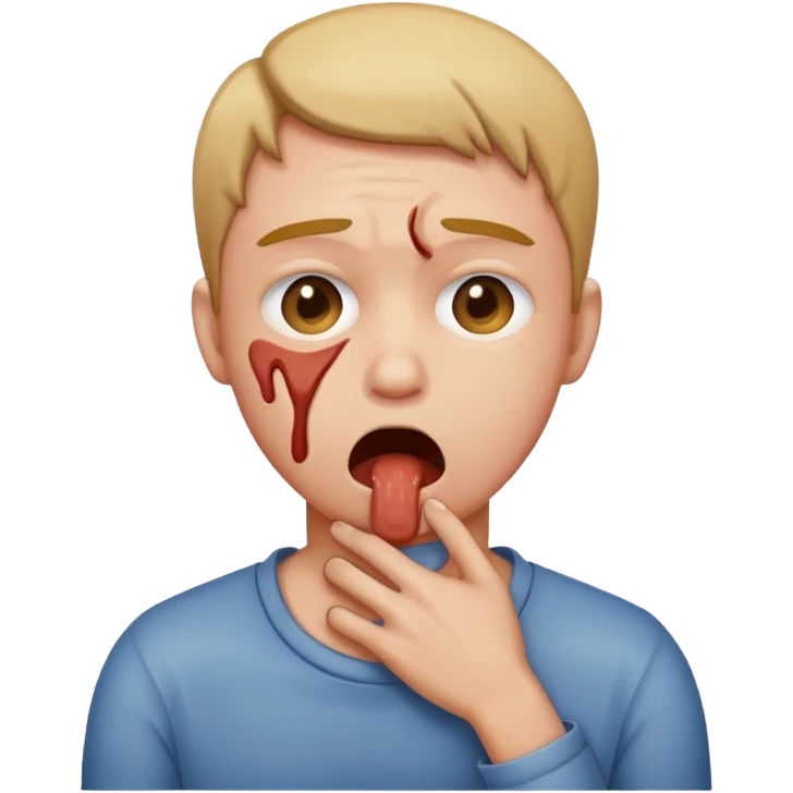 Choking yourself  emoji