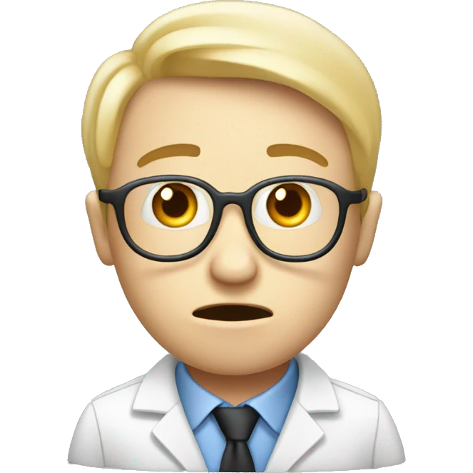 nervous analytic with tablet emoji