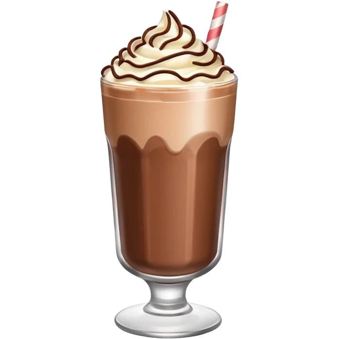Chocolate milk shake  emoji