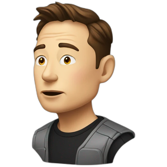 elon musk thinking emoji