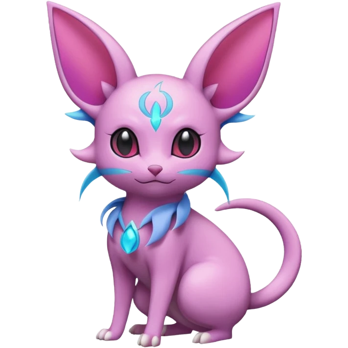 Espeon-Mew-Amaura-Minccino-Pachirisu-fusion emoji