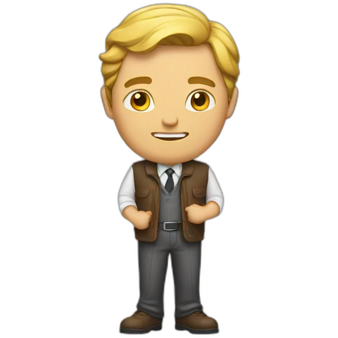 a man filing a movie emoji