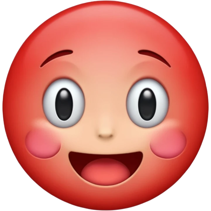 A blushing moaning emoji emoji