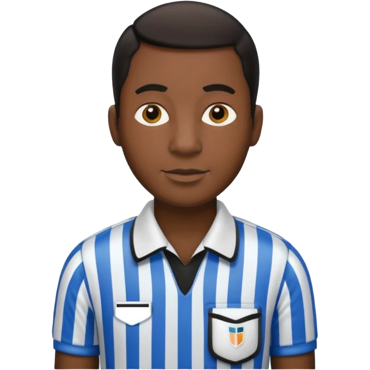 Referee, black emoji