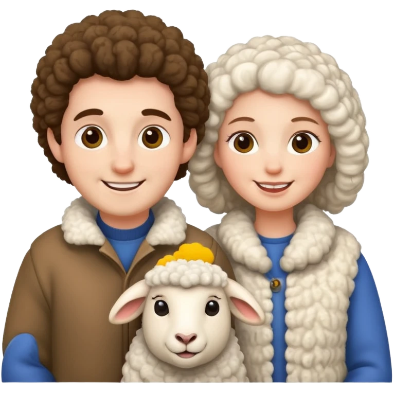 sheep husband wife emoji