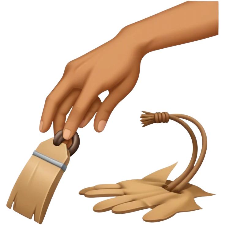 hand that drags something emoji
