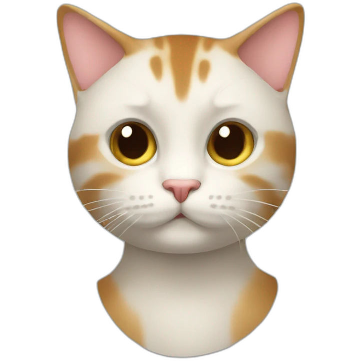 Stroumf en forme de chat emoji
