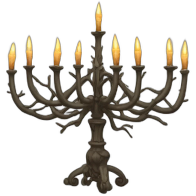 seven-branched candelabrum emoji