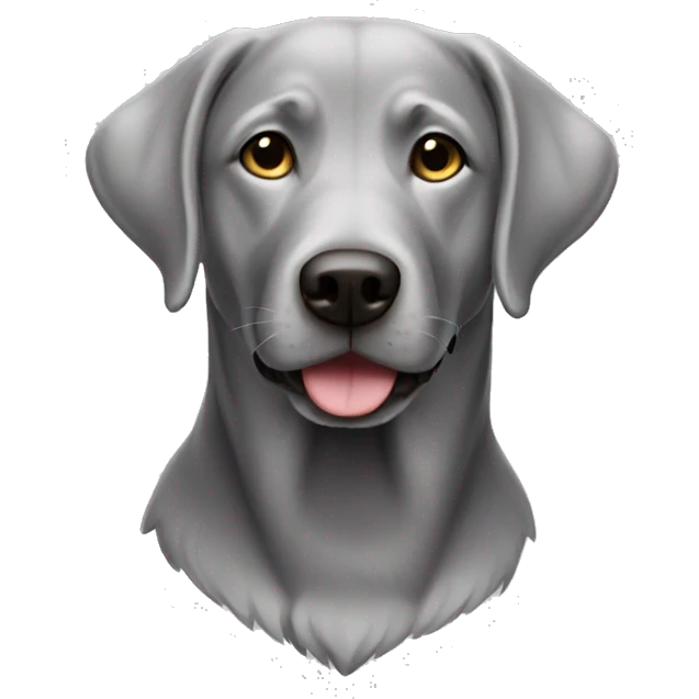 Silver lab  emoji