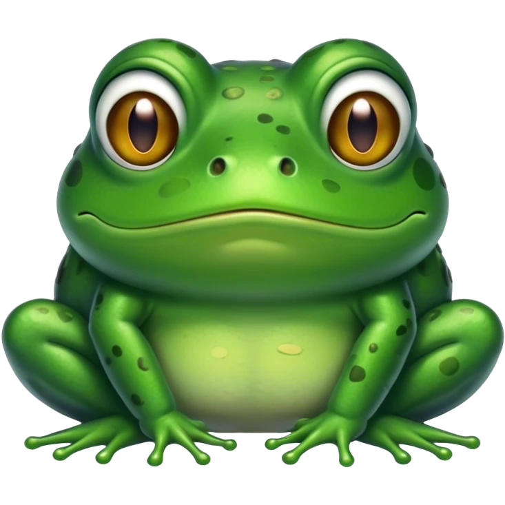 tired frog emoji