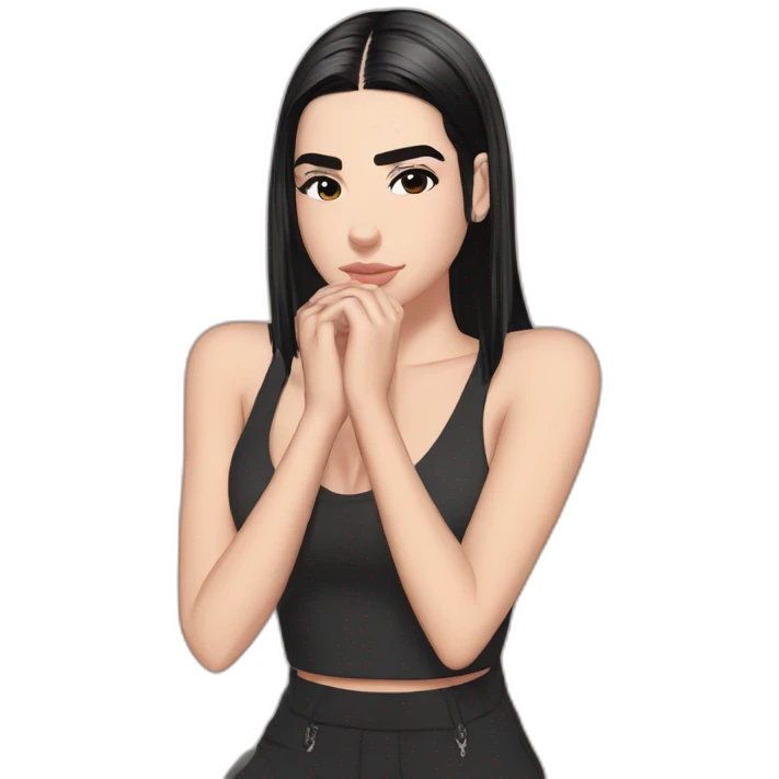 Dua lipa manga emoji