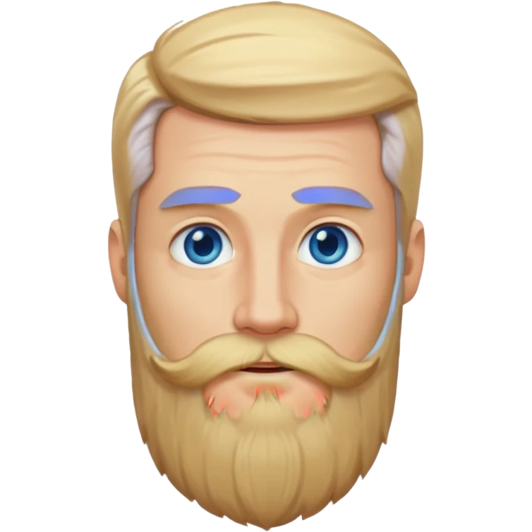 blonde man with long beard  emoji
