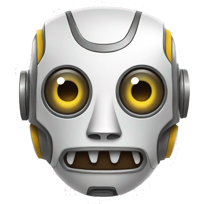 funny robot emoji