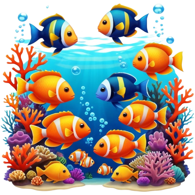 Tropical reef emoji