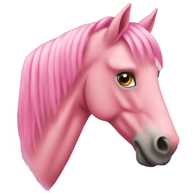 Pink horse  emoji
