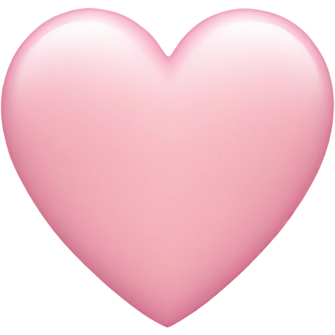 baby pink heart emoji