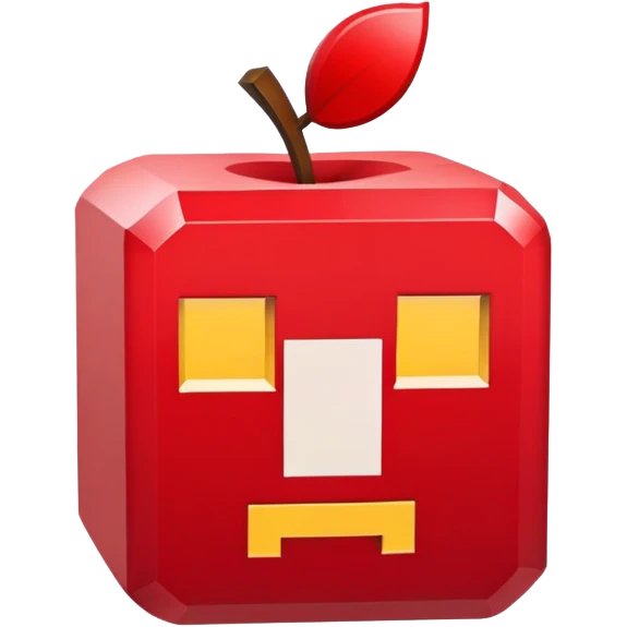 Minecraft apple emoji