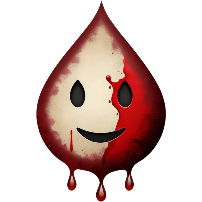 Minimalist emoji-style sticker of a gothic paper with “your soul” in blackletter, desaturated blood drop as signature, grayscale ink and parchment texture



 emoji