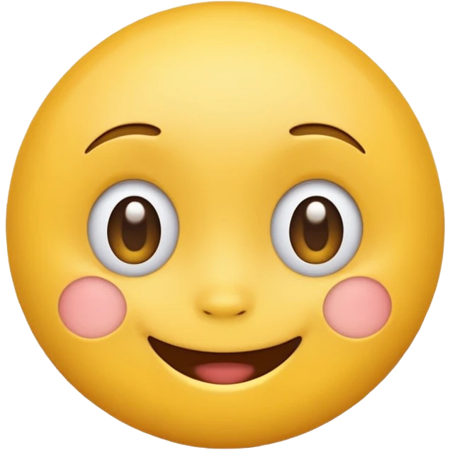 emoji yellow cute face smiling emoji
