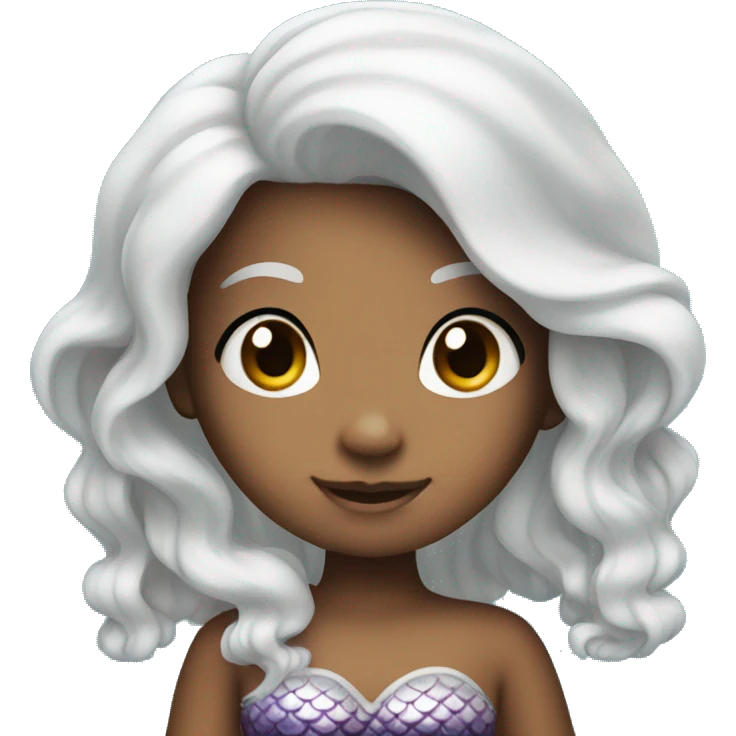 A cute mermaid  emoji