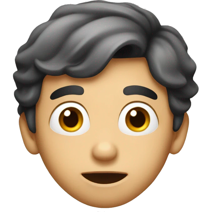 French man have a surprised  emoji
