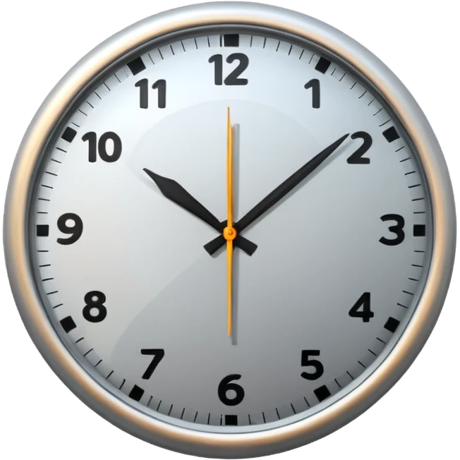 can you just make me a clock normal emoji