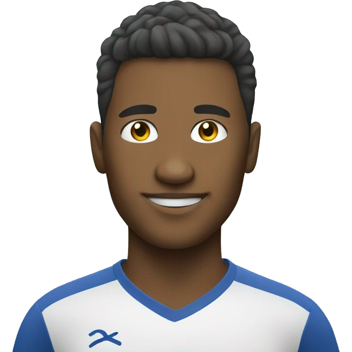 simple avatar soccer player emoji