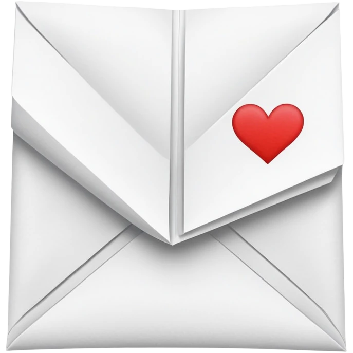 paper that says i love you emoji