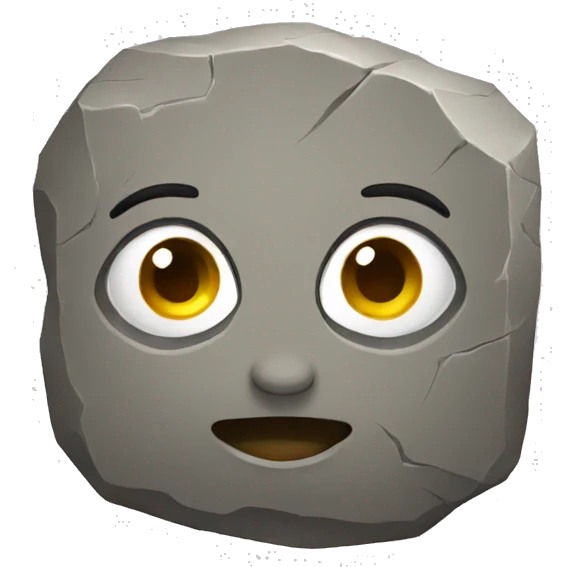 Stone  emoji