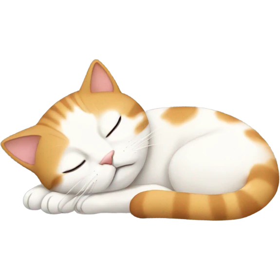 Cat sleeping  emoji