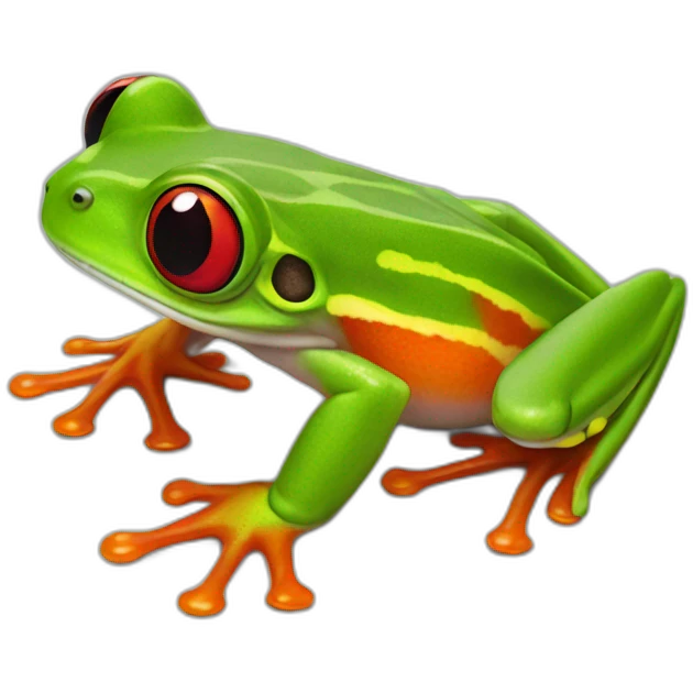 red eyed tree frog emoji