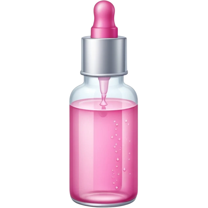 Pink skin care sérum emoji