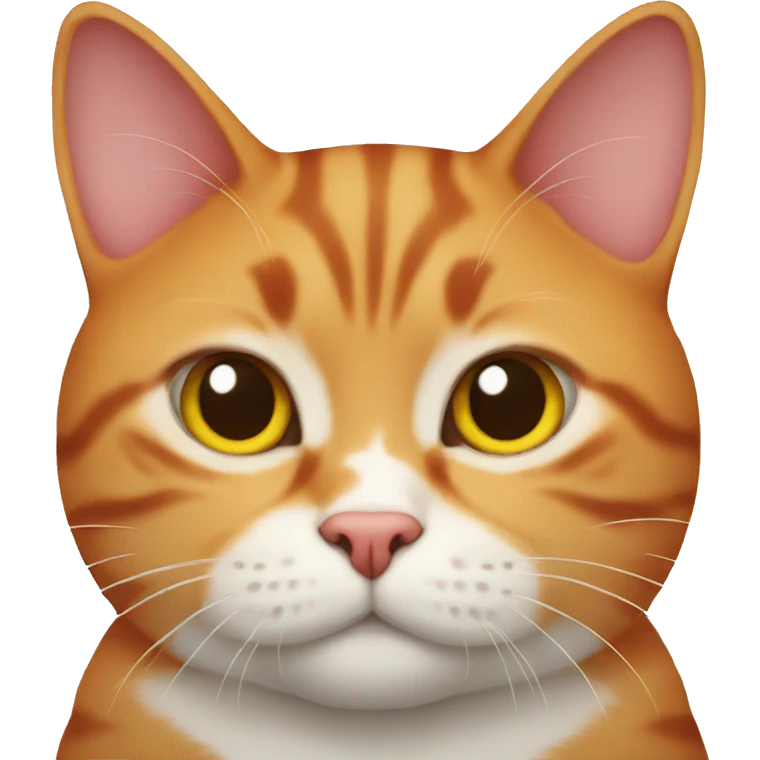Cat red head fat  emoji