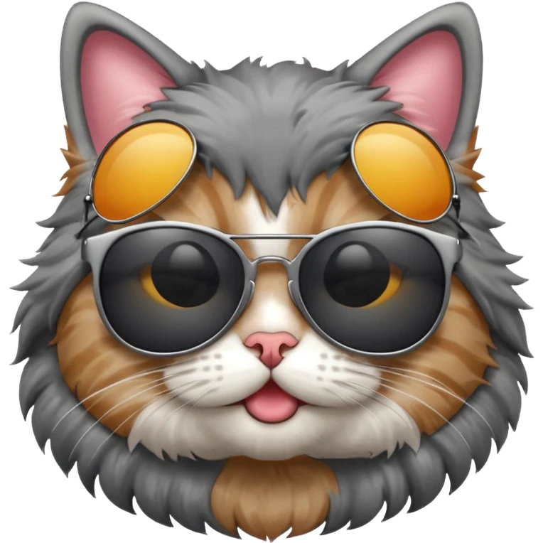 Cat wearing sunglasses emoji