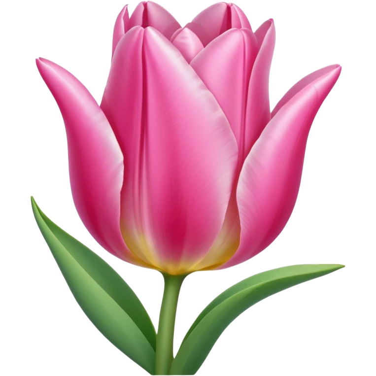 Baby pink colour tulip  emoji